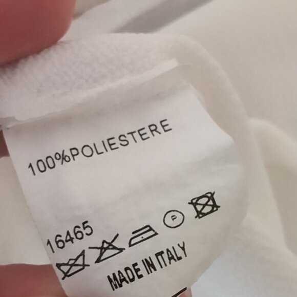 💙Vivian Shyu Long Sleeve Top Womens Size Small Cream Spit Back Layered Blouse - Picture 11 of 11